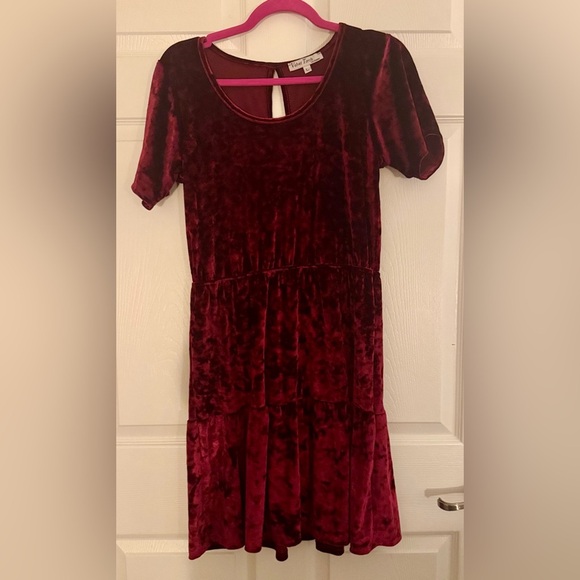 Velvet Torch Dresses & Skirts - Velvet Torch Burgundy Mini Dress